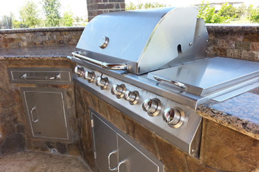Outdoor grill for backyards in Madison Wisconsin