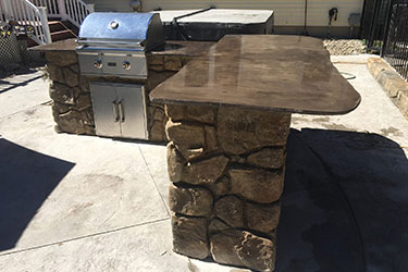 Large Stainless Steel Outdoor Grill with Kitchen Counters